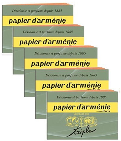 Papier d'Armenie - Triple - Lot de 5 Carnets