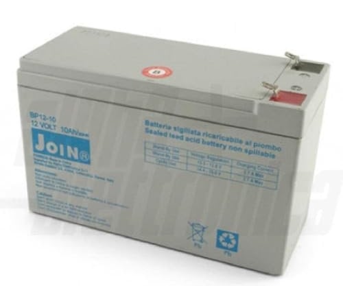 Alphaelettronica Batteria al Piombo 12V 10Ah - AGM Alpha Elettronica BP12-10