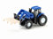siku 1487, Tracteur avec Fourche à palettes, Métal/plastique, Bleu, Palette incluse, Chargeur frontal mobile