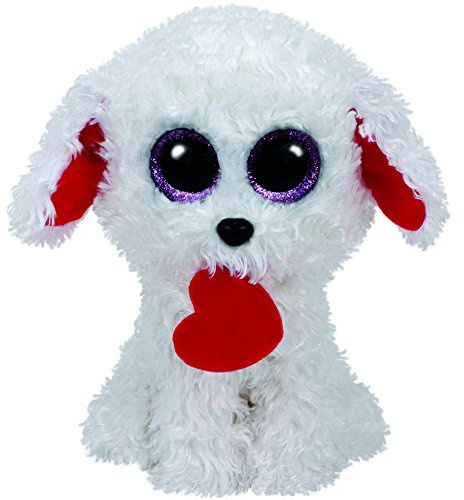 TY 37210 - Honey Bun, Hund mit Herz 15 cm, Kuscheltier