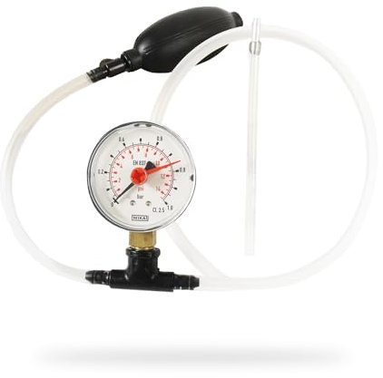 UNIVERSEL - Jauge De Contrôle D'Étanchéité - Pour Carburateur & Cylindre Moteur - Avec Manomètre - Contrôle Précis