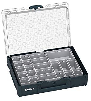 TANOS Systainer³ Organizer M 89 mit 22 Boxen anthrazit (RAL 7016) 83500005