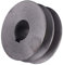Fafeicy Stahlscheibenrad, Doppel-U-Nut-Riemenscheibe Rundrad 72 mm, für Schneidemaschinenmotor - 7 x 7 x 3 cm / 2,76 x 2,76 x 1,18 Zoll