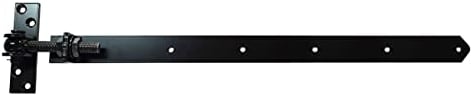 Ladenband | Torband | einstellbar | verstellbar, Längen 300-1000 mm lang (Länge: 1000 mm, verzinkt. schwarz pulverbeschichtet)