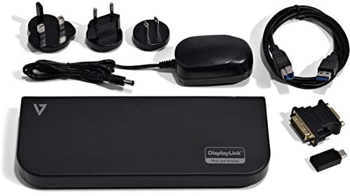 V7 USB Docking Station DualDisplay 2K 6 (UDDS2)