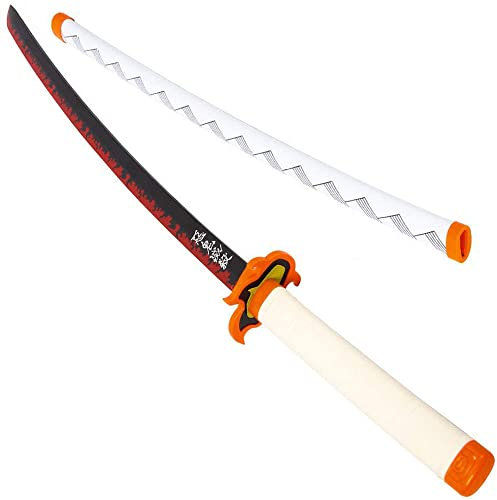 Kimimara Demon Slayer Sword - Bamboo Cosplay Blade Rengoku Kyoujurou - Child Size