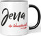 JUNIWORDS Tasse, JENA, die Wundervolle, Schwarz (5249277)