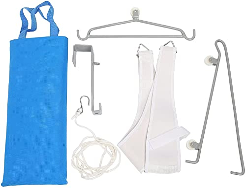 Samnuerly Nacken-Traktions-Hängematte, Anpassung über Tür, zervikales Nacken-Traktionsgerät, komplettes Kit für Physiotherapie, Nacken-Stretcher, Rücken-Stretcher, Nackenschmerzen, Migräne-Linderung,