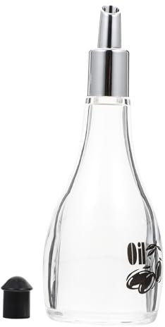 MAGICLULU Bouteille Distributrice D'huile Transparente 50ml En Plastique Anti-fuite, Verseur D'huile D'olive Précis, Distributeur Multifonction Cuisine Et Cuisson