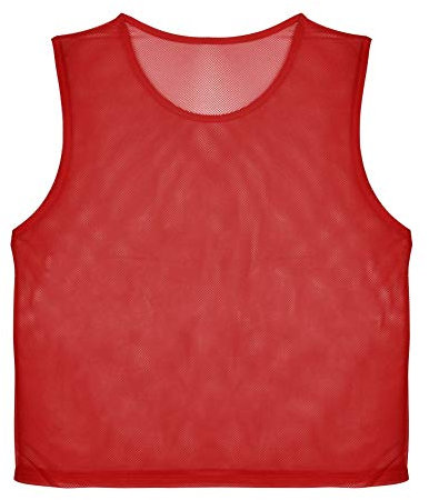 Keenso 12er-Pack Atmungsaktive, Locker Sitzende Trikots für Erwachsene, Schnell Trocknende Netz-Trainingswesten für Fußball, Basketball, Volleyball, Mannschaftssportarten