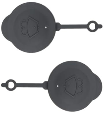 Buaak Pack of 2 Windscreen Washer Caps, Windscreen Washer Bottle Cap, Windscreen Washer Liquid Cap, Water Tank Cap, Car Bottle Cap for Nissan Sun Water Tank 28913-1HA3A (Grey)