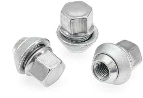 GYTTAK Reifenschraube Radmutter Kompatibel Mit Ford Für Transit 1994 1995 19996 1997 1998 1999 2000 Radmuttern Aus Legiertem Stahl M12x1,5 19 MM Radschrauben Radbolzen Reifen 10 STK