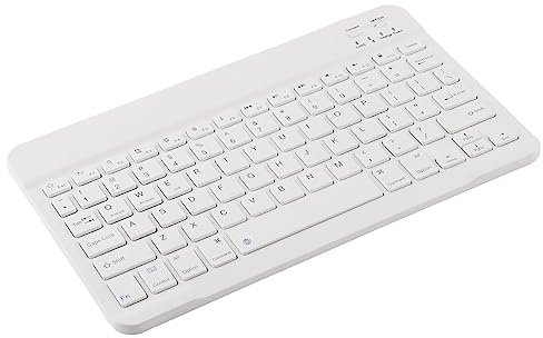 Akozon Tastatur mit Pu-Lederhülle für 10 Zoll Tablets