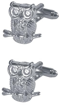 Veemoon Manschettenknöpfe Herren Kupfer Owl Design Französische Cufflink Stilvoll Hochglanz Schmuck Für Hochzeit Business Geschenk