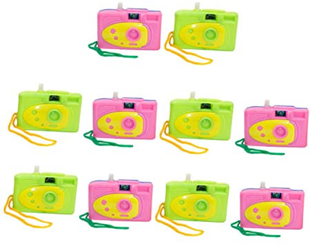 SUPVOX 10 Pièces Mini-caméra Jouets Accessoires Photo PVC modèle d'appareil Photo d'appareil Photo pour Enfants d'apprentissage précoce Couleur Aléatoire