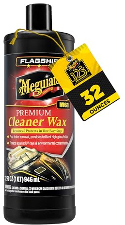 Meguiar's M61 Flagship Premium Marine Cleaner Wax, 32oz