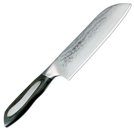TOJIRO Flash großes SANTOKU Japan Damastmesser 63-Lagen