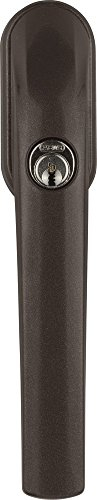 Abus FG300 B AL0145 37374, Maniglia per finestra con serratura, apribile con chiave universale, colore: Marrone