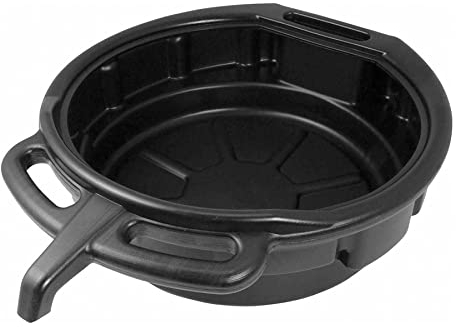 Dapetz ® 16 Litre Oil Drain Pan for Engine Oil, Gear Fluid, and Water – Large Capacity Tray for Car, Van, Motorbike, and Garage Use, Prevents Overflow and Spillage