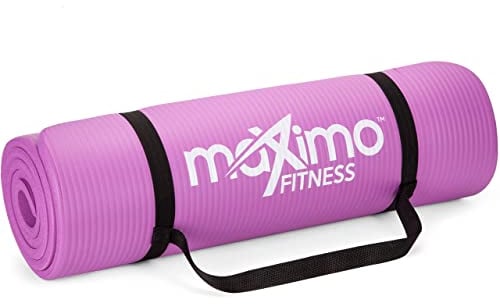 Maximo Exercise Mat, Multi Purpose Yoga Mat 183cm x 60cm Extra Thick, Gift for Pilates, Sit-Ups, Planks, Stretching, Push-ups, Home Gym (12mm Thick)