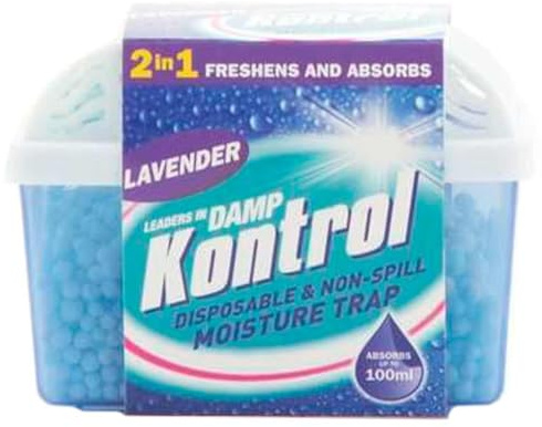 6 x Kontrol Mini Moisture Trap - Freshens Air and Absorbs Damp lavender Scent (4)