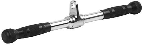 Mirafit Revolving Straight Bar Attachment with Rubber Grips