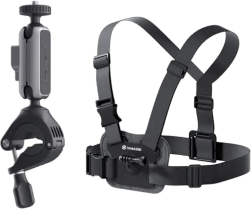 Insta360 - Pacco per Ciclismo, Pacco di Accessori per Action Videocam Sportiva a 360 Gradi - Ciclismo Progettato per:X3,ONE RS (1-Inch 360 escluso),GO 2,ONE X2,ONE R,ONE X