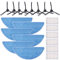 KEEPOW 20 Stück Ersatzteile Zubehör Filter HEPA Tuch Velcro für ILIFE ZACO V3 V3S V5 V5S V5S Pro V5x, Staubsauger Roboter (8 Seitenbürsten + 6 HEPA Filters + 6 Mop)