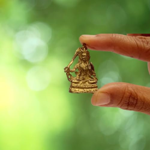 Purpledip Seltene Miniatur-Statue, Güterin, Tara mit Schwert Kwan-Yin Guanyian, einzigartiges Sammlerstück Idol (11395)