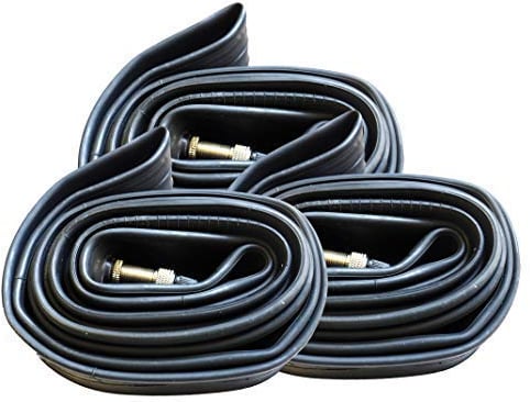 Preisjubel 6 x Fahrradschlauch Premium 28 Zoll mit Blitzventil, Dunlop-Fahrrad-Ventil