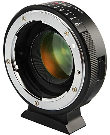 VILTROX NF-M43X Manual Focus 0.71x Reducer Speed Booster Lens Adapter for Nikon F Lens to Micro Four Thirds M4/3 Camera BMPCC GH4 GH5 GH5S GF6 GX85 GX7 E-M5 E-M10 E-PL5