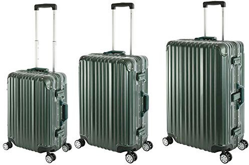 Travelhouse Koffer London · 3-teiliges Set · Aluminium Rahmen · Polykarbonat Hartschale · 2X TSA ·4X 360° Silent Move Doppelrollen Reisekoffer · Vol. S-44L · M-67L ·L-108L