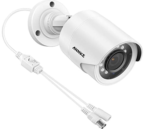 ANNKE AHD/TVI/CVI/CVBS 4-in-1 1080P Überwachungskamera, wetterfeste analoge IP66 Wasserdicht, Überwachungskamera für den Innen- und Außenbereich, 100 Fuß klare Nachtsicht (Kugel)