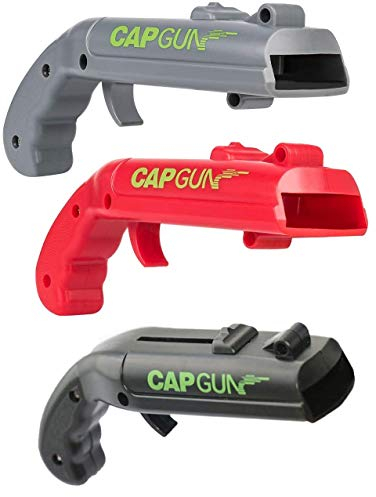 Cap Gun Flaschenöffner Pistole, 3 Stück Flaschenöffner Pistole, Bierflaschenöffner,Bieröffner Pistole Cap Gun für Zuhause,Bar, Party, Trinken und Spiel