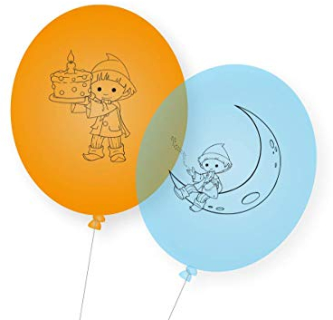 8 Luftballons * SANDMÄNNCHEN * als Deko für Kindergeburtstag und Mottoparty | Kinder Ballons Unser Sandmann Party