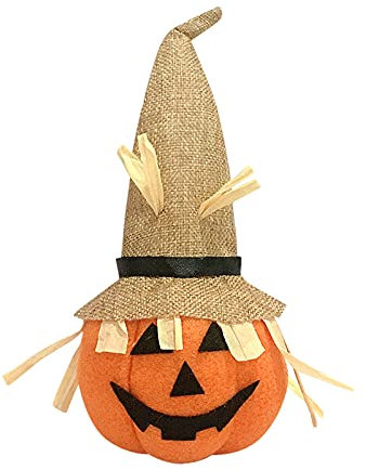 TIMIYUYU Halloween Dekoration Kürbis Puppe Wichtel Zwerg Deko Plüsch Wichtel Puppen Kürbis Figur Halloween Deko Kinder Spielzeug Halloweensgeschenk Kreative Halloween-Deko