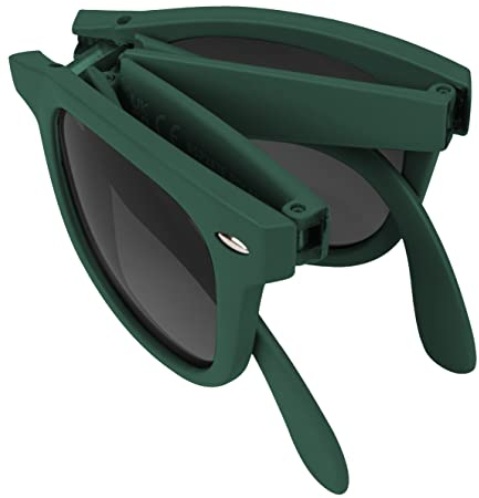Lakeland Active Camerton Folding Polarized Sunglasses - Matte Forest Green