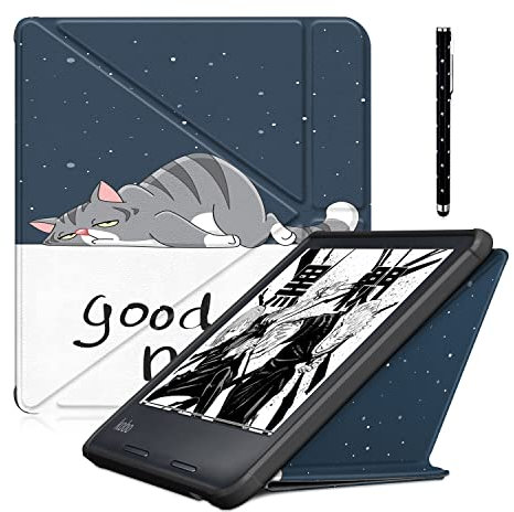 Acelive Étui Housse Coque pour Kobo Sage (8 Pouces) eBook avec Support et Sommeil/Réveil Automatique