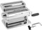 Officine Standard 8410600 Macchina Pasta Manuale Deluxe, con Trafila, Mm 180, Stainless Steel