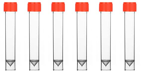 stonylab Graduierte Kryogen Röhrchen, 10 ml Freistehendes Polypropylen Kryogene Lagerfläschchen mit Kappe und Silikondichtung, 100er Pack