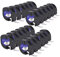 LEYF 24 Stück Etikettenband, Kompatibel mit Dymo 91200, 12mm x 4mm Schriftband für Dymo LetraTag LT-100H, LT-100H Plus, LT-100T, LT-100T Plus, 2000, QX50, XM, XR, Wasserdicht, Schwarz auf Weiß