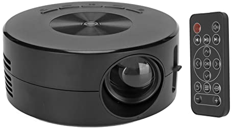 PUSOKEI Mini Projecteur, Projecteur de Cinéma Maison 30000 Heures, Projecteur Portable avec HD 1080P et Fonction D'écran Identique, Projecteur de Film LED pour iOS/Android Phone/PC