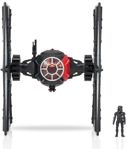 Star Wars Micro Galaxy Squadron SWJ0150 – Special Forces TIE Fighter avec Pilote, véhicule avec Figurine de 12,5 cm