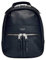 KNOMO Mini-Umhängetasche aus Leder, kleiner Reißverschluss, Geldbörse, Rucksack, Seitentasche für Damen, Marineblau, Kompakt