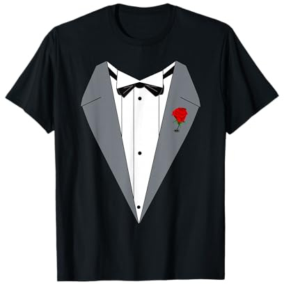 Anzug mit Rose - Don's Smoking/Anzug T-Shirt