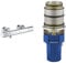 GROHE Grohtherm 800 Cosmopolitan - Thermostat-Brausebatterie, chrom, 34765000 & Thermostat Kompaktkartusche 1/2 zoll/bei vertauschten Wasserwegen 47175000
