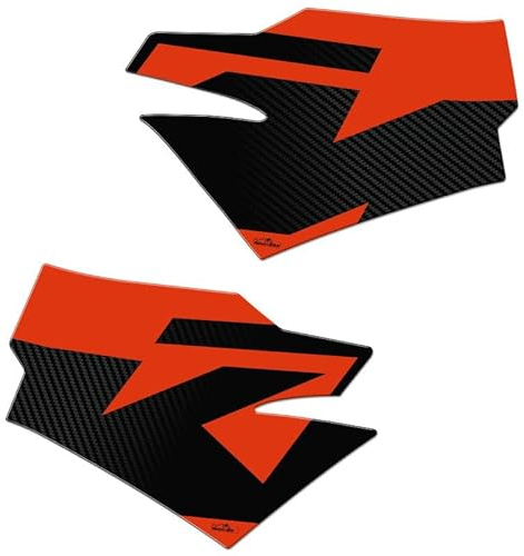 Resin Bike Motorrad-Aufkleber, kompatibel mit KTM Duke 890 2022-2023, seitliche Motorrad-Schutz, Stoß- und Kratzertank, 3D-Aufkleber, geharzt Duke 890 GP - Duke 890 R