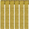 LATRAT 6 Stück Kreppbänder 4,5 cm x 25 m Handgemacht Krepppapier Bastelpapier Bastelkrepp für Hochzeit Partydeko (Gold)