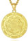 CELESTIA Siegel der Sieben Erzengel Michael Anhänger Amulett Kette Männer Frauen Vergoldet Silber 925 Okkult Schmuck Talisman Glücksbringer mit 61cm Edelstahlkette, Esoterik Geschenk