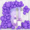 Palloncini Viola, 106 pezzi 5 10 12 18 pollici Viola Opachi Arco Palloncini Kit con Nastro per Donne Bambino Festa di Compleanno Matrimonio Battesimi Baby Shower Fidanzamento Anniversario Decorazioni